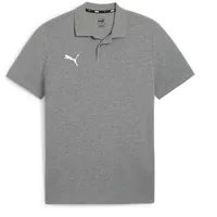 Puma Herren Teamgoal Casuals Polo, Medium Gray Heather-puma White,
