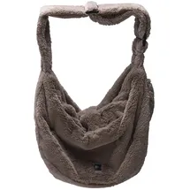 Designed by Lotte - Transporttasche für Chihuahua - Umhängetasche (Farbe: taupe)