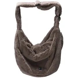Designed by Lotte - Transporttasche für Chihuahua - Umhängetasche (Farbe: taupe)