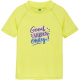 Color Kids - Badeshirt Good Vibes Only in limelight, Gr.128,