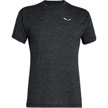 Salewa Puez Melange Dry ́ton Kurzarm-t-shirt - Black Out Melange - XL