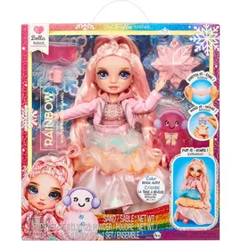 MGA Entertainment Rainbow High Winter Wonderland Doll- Pink
