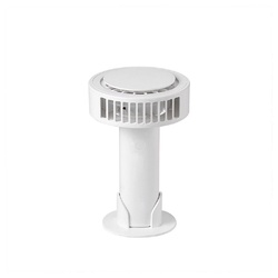 XO Handventilator Ventilator Lüfter tragbar MF75 mit Akku weiß weiß