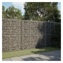 vidaXL Gabione mit Deckel 300 x 50 x 200 cm