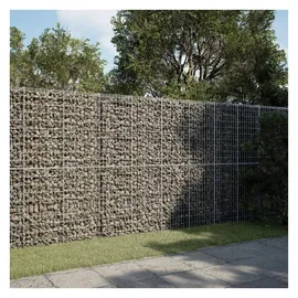 vidaXL Gabione mit Deckel 300 x 50 x 200 cm