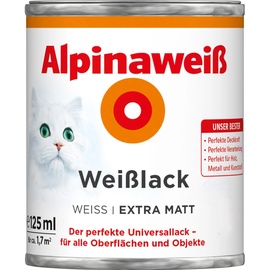 Alpina Weißlack 125 ml alpinaweiß extra matt