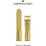 Hamilton Leder Jazzmaster Band-set Leder-gelb-20/18 H690.384.118 - gold