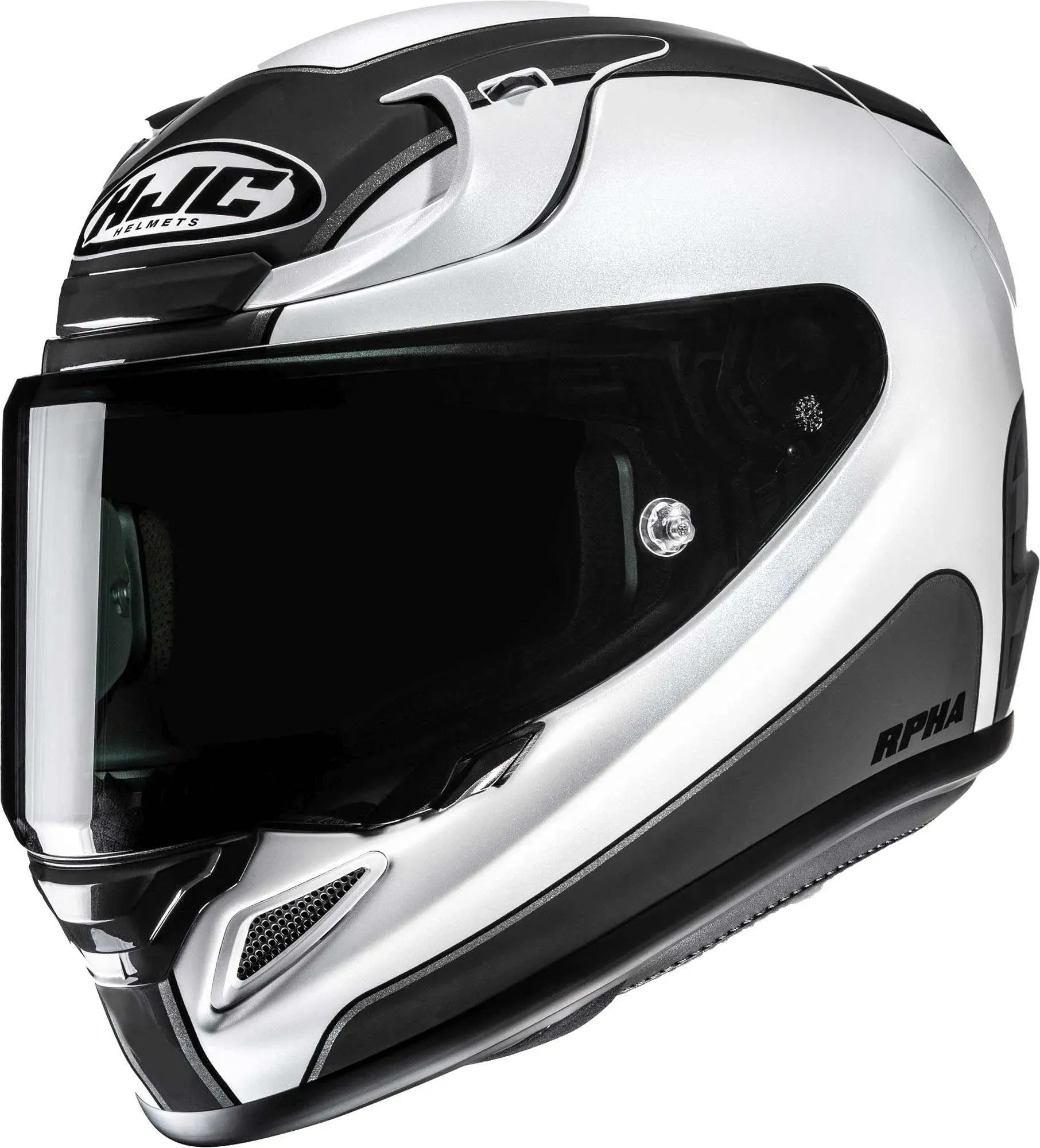 HJC RPHA 12 Respon Helm, zwart-wit, M Voorman