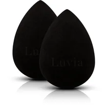 Luvia Cosmetics Luvia Make-up Blending Sponge Set Black Make-Up Schwamm 2 Stk