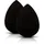Luvia Cosmetics Luvia Make-up Blending Sponge Set Black Make-Up Schwamm 2 Stk