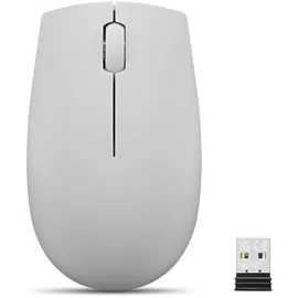 Lenovo 300 Wireless Compact Maus Grau
