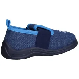 Playshoes Monster Hausschuhe Blau 18