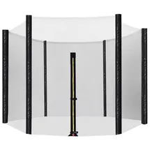 Songmics Sicherheitsnetz Schwarz Ø 244 cm