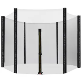 Songmics Sicherheitsnetz Schwarz Ø 244 cm