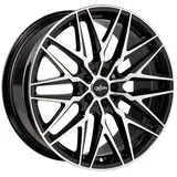 OXIGIN 25 Oxcross 7,5 x 18 5 x 112 ET44 MB66,6 Schwarz Poliert