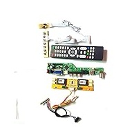 HSD190MEN3-A00/C00 VGA HDMI AV USB RF LCD Display Panel T.V53 Controller Board 4CCFL 30Pin LVDS Fernbedienung + Inverter + Tastatur Kit (HSD190MEN3-A00)