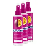 Schauma Sprühpflege Fresh it Up! (3x 200 ml), Sprühspülung hilft, das Haar zu entwirren, Spülung mit bis zu 230 °C Hitzeschutz, Haarspülung für intensive Geschmeidigkeit und gesund aussehendes Haar