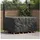 vidaXL Gartenmöbelabdeckung 180 x 150 x 85 cm Schwarz
