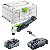 Festool VECTURO OSC 18 E-Basic Akku Oszillierer 18 V Starlock Max Brushless + 1x Akku 8,0 Ah + Schnellladegerät + Systainer