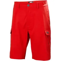 HELLY HANSEN Herren HH Qd Cargo-Shorts 11", Rot, 32