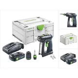 Festool C 18-Basic Akku Bohrschrauber 18 V 45 Nm Brushless + 1x Akku 3,0 Ah + Ladegerät + Systainer