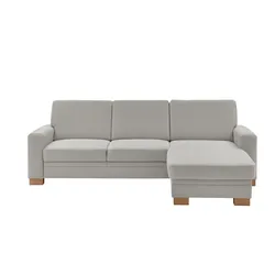 meinSofa Ecksofa  Uli-S , grau , Maße (cm): B: 270 H: 90 T: 258