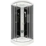 SeniorBad Duschkabine Fertigdusche Dusche Komplettkabine D10-03M0-EC 80x80 cm mit 2K Scheiben Versiegelung