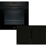 Constructa CX5PM802, Einbau-Backofen-Set, CF4M28063 + CV438236, Einbau-Backofen, Kochfeld mit Dunstabzug (Induktion)
