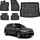 Omac Fußmatten & Kofferraumwanne Set für VW Tiguan 2016-2024 Gummi Schwarz 5x