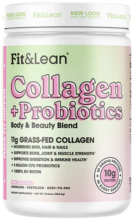 Fit & Lean Collagen Probiotics (358 g, Geschmacksneutral)