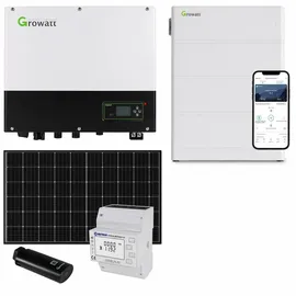 Growatt 8kWp Glas Glas 450 W inkl. 10,2 kWh Speicher