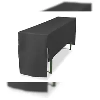 TexDeko Biertischhusse für Bierzeltgarnitur 220x50cm Premium PRO 3/4 Lang Blickdicht waschbar(Anthrazit)