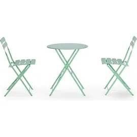 Rebecca Mobili Bistro-Set 3-tlg. Grün
