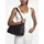 Michael Kors Nolita Medium Schultertasche Baumwolle/Leder Schwarz