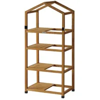 Noor »VegTrug«, Gewächshaus 4 Fachböden 71x49x157 cm 100% FSC