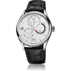 Oris Culture Artelier Kaliber 112 GMT 01 112 7726 4051-Set 1 23 72FC - silber,schwarz - 43mm