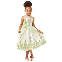 Rubie ́s Kostüm Disney Prinzessin Tiana Glitzer Kinderkostüm, Werde zur Disney Princess mit jeder Menge Glitter! grün 104