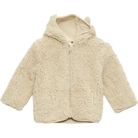 S.Oliver - Teddyplüsch-Jacke mit Öhrchen, Babys, Beige, 80