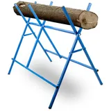 Bituxx Sägebock Klappbarer Sägebock, 27 cm max. Stammdurchmesser, (MS-18848) blau
