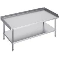 Vevor Arbeitstisch Edelstahl 762 x 1524 x 660 mm weiß