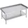 Vevor Arbeitstisch Edelstahl 762 x 1524 x 660 mm weiß