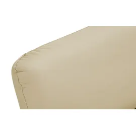 Uno Relaxsessel Basel Leder 99 x 87 x 96 cm Beige elektrisch