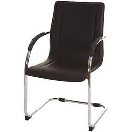 Proregal Konferenzstuhl Textil Braun 2er Set