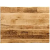 vidaXL Tischplatte mit Baumkante 80 x 60 x 2,5 cm