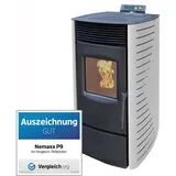 NEMAXX Pelletofen P9 Pelletofen 11 kW WiFi-Ready weiß