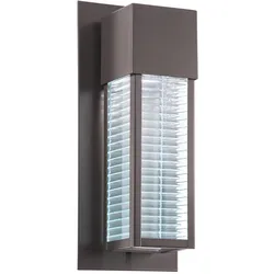 Sorel 1-flammige Wandlaterne für den Außenbereich, architektonische Bronze
