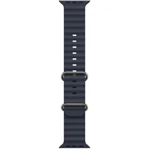 Apple Watch Ultra Ocean Armband 49 mm Navy Titan Schwarz
