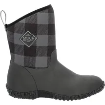 Muck Boots MUCK Damen II Mid Stiefelette, Schwarz/Grau kariert, 42 EU
