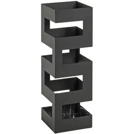 Haku-Möbel Schirmständer 16 x 16 x 48 schwarz