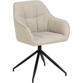 Actona Esszimmerstuhl Brenda Polyester beige